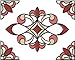 Brewster SG0311 10.5-Inch-by-7.7-Inch Westwood Stained Glass Applique