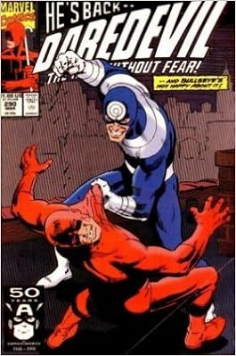 Amazon Com Daredevil Issue 290 Bullseye March 1991 Dare Devil By Ann Nocenti Ann Nocenti Books
