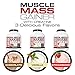 Labrada Nutrition Muscle Mass Gainer, Chocolate, 6 Pound