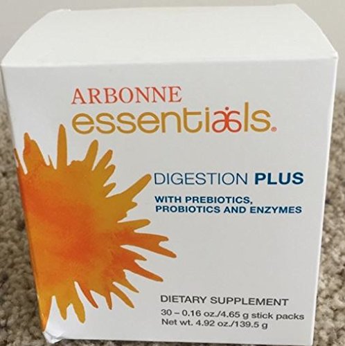 Arbonne Essentials Digestion Plus 30-.16 oz/4.65 g stick packs Net Wt. 4.92