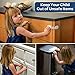 8-Pack Child Safety Cabinet Locks - Adjustable Child Cabinet Locks with 3M Adhesives - White and Clear Baby Locks for Cabinets and Drawers, and More - Easy to Install Baby Proofing Cabinets by Wittle