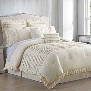 Amazon.com: Amrapur Overseas Antonella 8-Piece Pleated