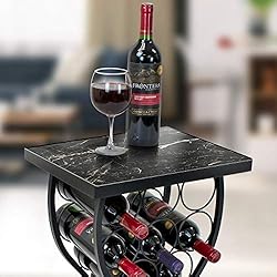 Sorbus® Marble Wine Rack Console Table
