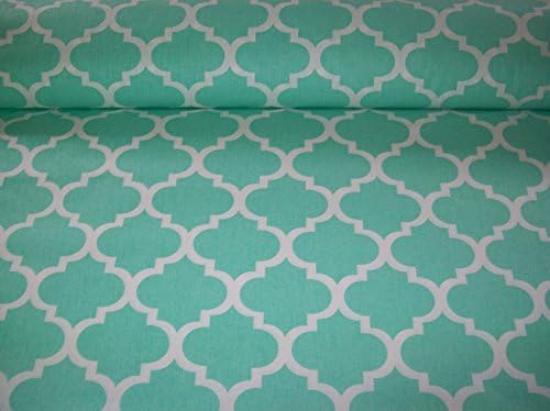Premium 100% Cotton Fabric, fashionable patterns, width 160cm (63") per 0,5 meter – moroccan lattice geometric