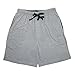 Hanes Men's Jersey Knit Cotton Button Fly Pajama Sleep Shorts, 2XL, Grey