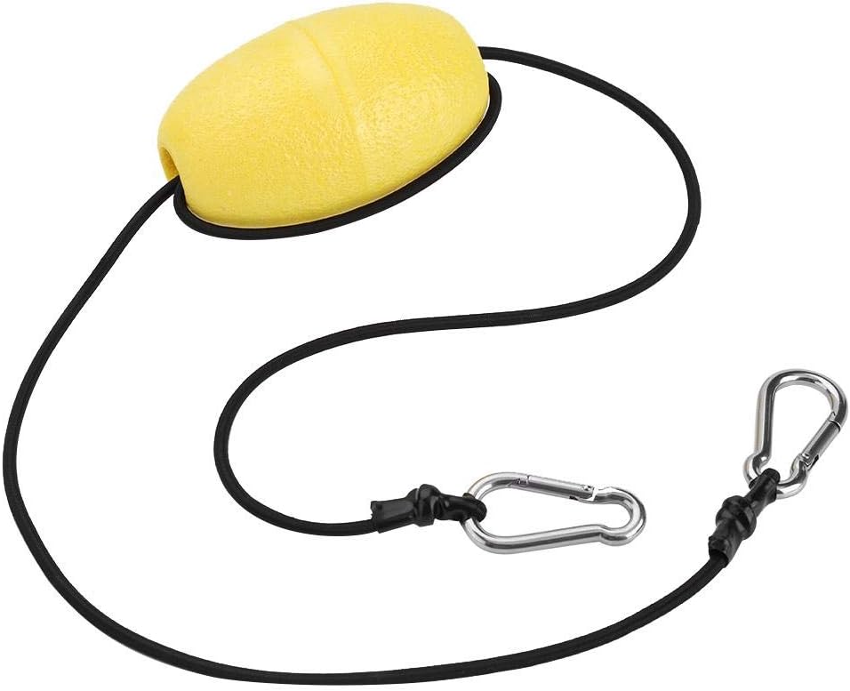 Dioche Drift Tow Throw Leash Line with EVA Buoy Float & Clip, Marine Rope Tow Line, Kayak Drift Tow Nylon Rope Accessory for Fishing Drift Anchors System, Floating Rope