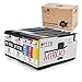 MIROO Compatible Ink Cartridge Replacement for HP 711 Ink Cartridge High Capacity,Compatible with HP Designjet T120 T520 24'' 36'' Printer 1Set+1 Black