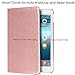 iPad Mini 4 Case, iPad Mini 4 Retina Case, BENTOBEN 360 Degree Rotating [Auto Sleep/Wake Feature] Faux Leather Kickstand Protective Smart Cover Case for Apple iPad Mini 4 Rose Gold