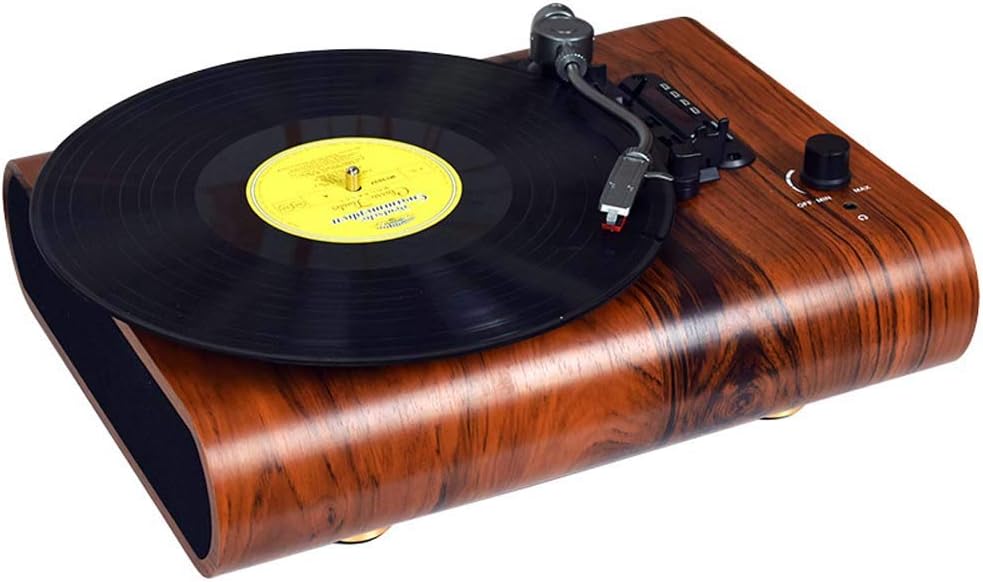 1 by one plattenspieler mit integrierten lautsprechern