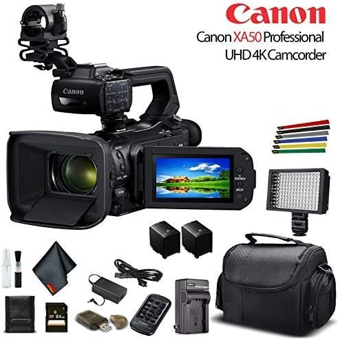 Black optical recording device with twin UHD lenses, offering 15x optical zoom.