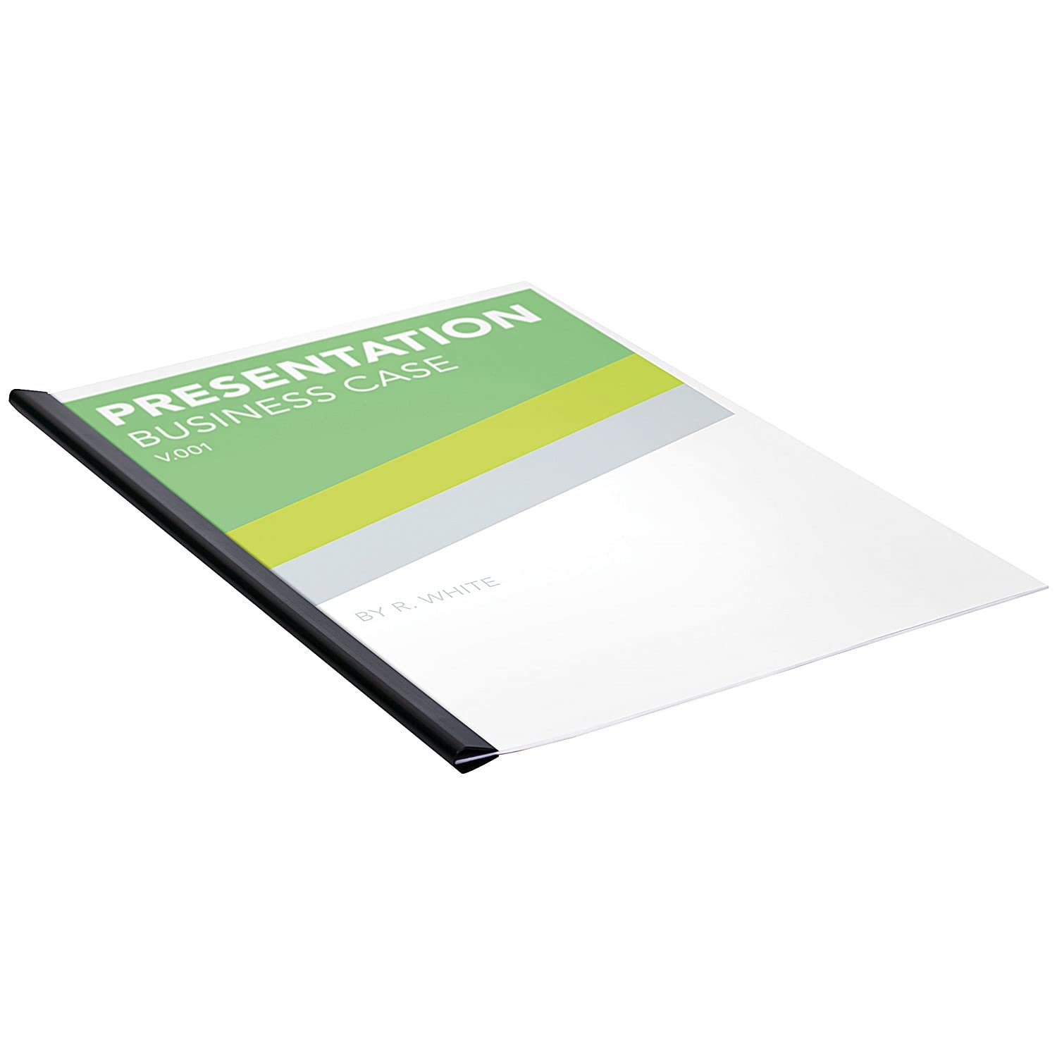 Q-Connect A4 6mm 60 Sheets Black Spine Bar (Pack of 100) KF11415