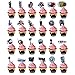 Gamer Party Supplies - 24pcs Cupcake toppers for Battle Royale birthday Cake Decorations