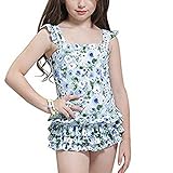Arshiner Girls Kids One Piece Swimsuit Ruffle Cosutme Swimwear
