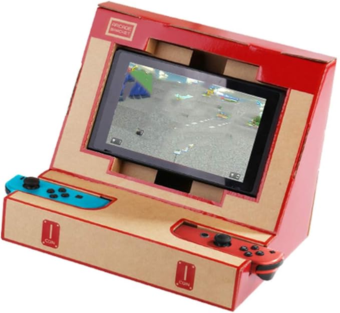 Goolsky NS Switch Case DIY Cardboard Holder Arcade Soporte para