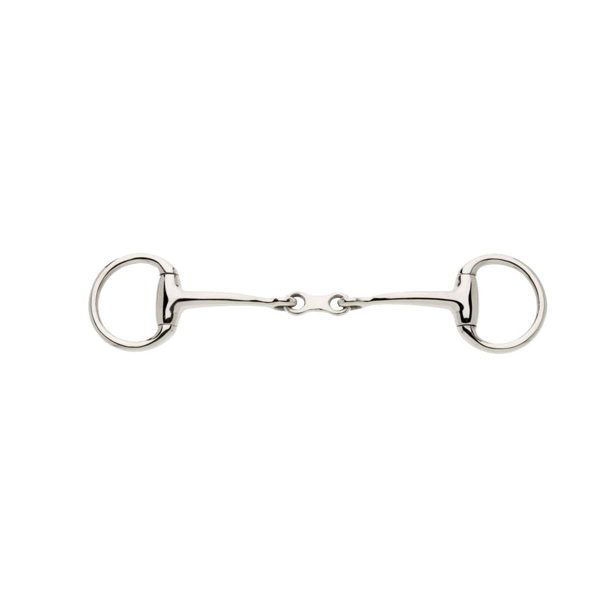 Shires Small Ring French Link Eggbutt Bradoons Double Jointed Bits Eggbutt, 5.25-Inch