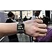amBand Compatible for Fitbit Versa Bands Soft Nylon Sport Strap Replacement Wristband Compatible for Fitbit Versa Fitness Smart Watch - Dark Black