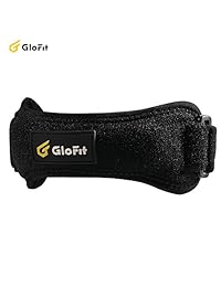 Glofit Patella - Rodillera ajustable de neopreno, soporte para tendinitis para correr, saltar, sentadillas, levantamiento de pesas, baloncesto, para mujeres y hombres, 12 a 17 pulgadas