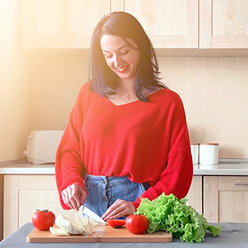 Extra Large Bamboo Cutting Board for Kitchen & Dish Drying Tray | Wooden Chopping Board | Wood Cutting Board | Simple Dish Drainer - Thumbnail 2