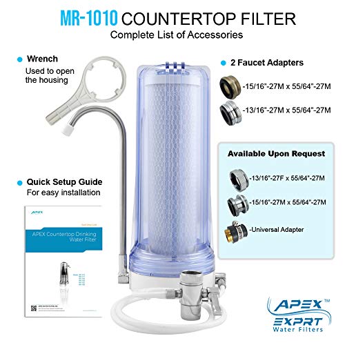 Apex Exprt MR1010 Countertop Water Filtration System Convenient and