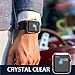 OULUOQI Screen Protector Compatible with Apple Watch Case 40mm Series 4 - 2019 360 ° Protective Ultra-Thin Cover Case for Series 4 40mm (1 Black +1 Transparent)
