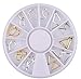 Nail Art Metal Slice Stickers Design Decoration Wheel for Nail Art