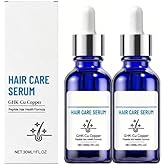 Hair Growth Serum�� GHK-Cu Copper Peptide Hair Health Formula - Thicker Looking Hair, for Men & Women��30ml (2-Pack)