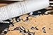 Scratch Off World Map Wall Poster. Large 32” x 23” Mark and Track Your Travel - Home School Your Children with This Perfect Gift for Travelers