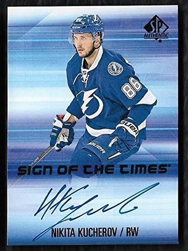 2015-16 SP Authentic Sign of the Times Autograph Nikita Kucherov - Tampa Bay Lightning