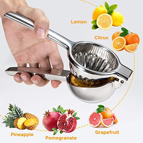 Jumbo Lemon Squeezer juicer 18/8 Stainless Steel Heavy Duty juicer hand