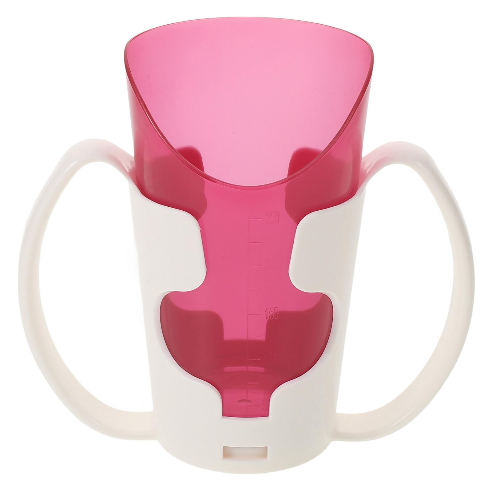 Ciieeo Convalescent Feeding Cup with Handles for Disabled Adults Elderly Drinking Aid Anti-Choke Spill Proof Liquid Feeding Cup for Bedridden Patients