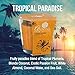 Aroma From Nature Tropical Paradise 4 oz AireCare Scented Candle – 2 Pack – Aromatherapy Candles – Home Fragrance – Apothecary Glass With Single Wickthumb 4