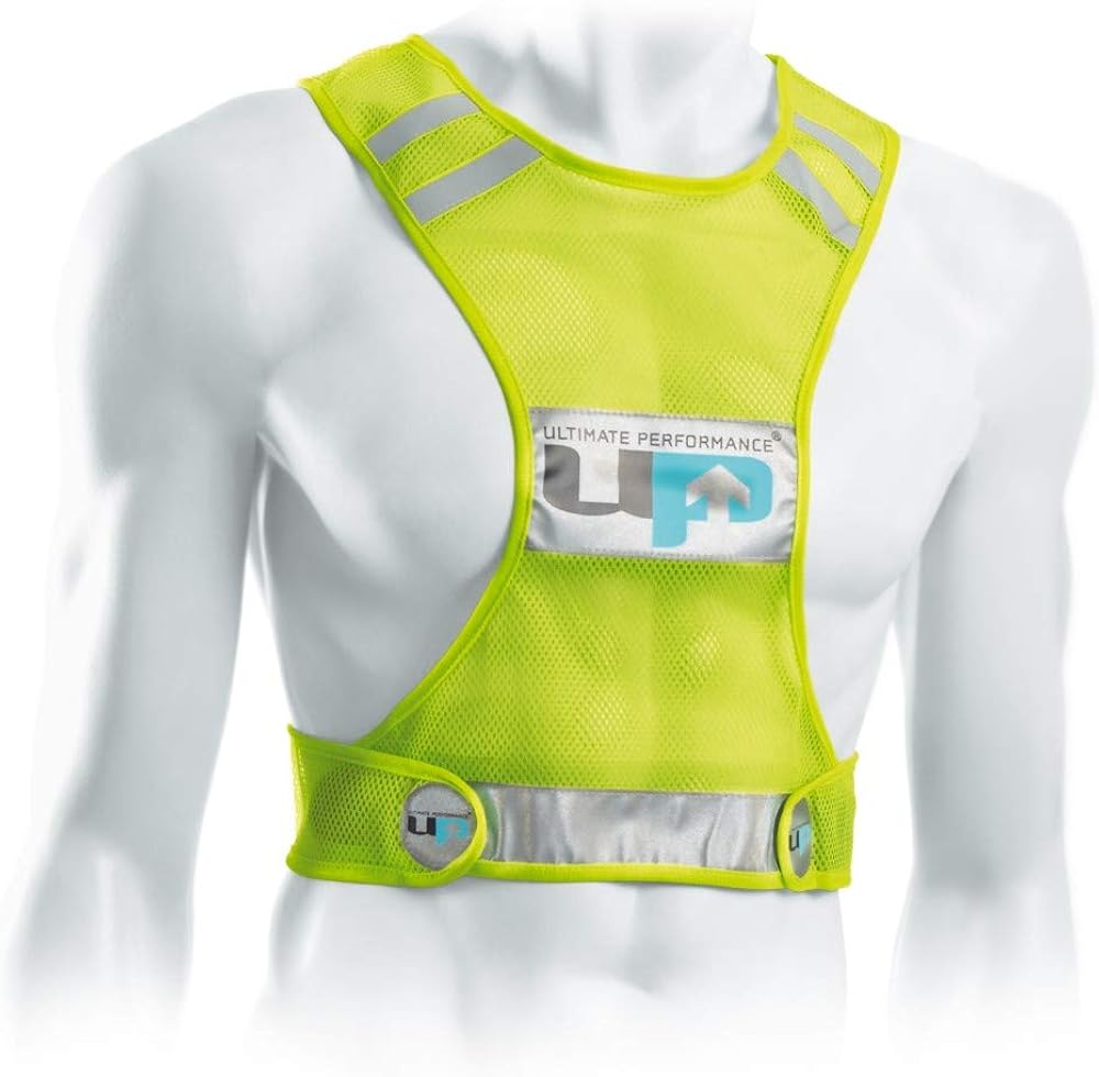 Ultimate Performance Unisex Ult. Perf. (3200) ULT PERF RUNNING RACE VEST FLUO YELLOW 3200 , Junior, One Size UK