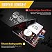 H13/9008 LED Headlight Bulbs Hi/Lo Beam Conversion Kit, DOT Approved, SEALIGHT S1 series Super Bright 24xCSP chips LED Automotive Headlamp-6000K Xenon White (2 Pack)