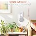 Matone Outlet Wall Mount for Echo Dot 2nd Gen, A Space-Saving Solution for Your Smart Home Speakers - White