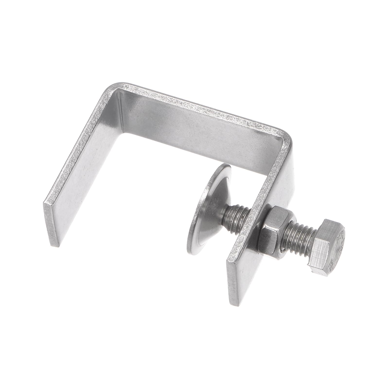 CoCud C-Clamp, 46mm Jaw Opening Width, Stainless Steel I Shaped Design Clamp - (Applications: for Woodworking Metalworking Assembly Construction)