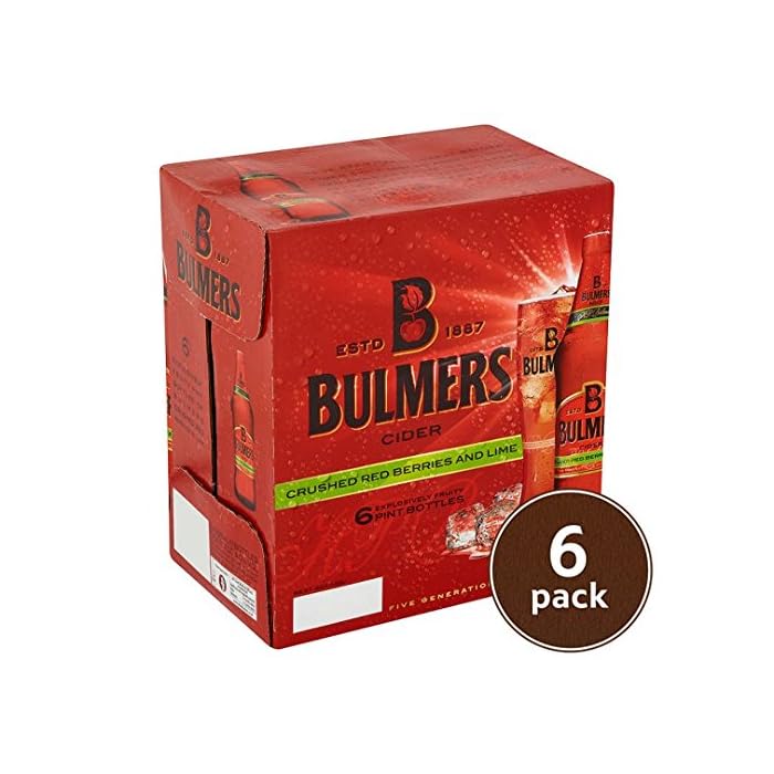 Buy Bulmers No.17 Crushed Red Berries & Lime Cider (6 x 568ml Pint