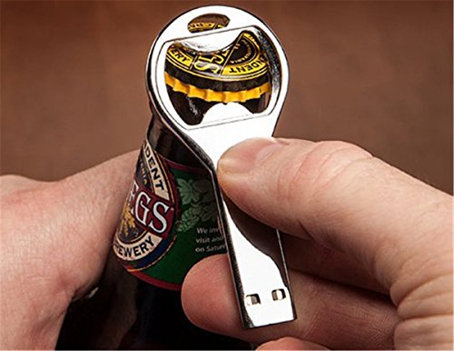 CHUYI Cool Beer Bottle Opener Key Shape 32GB USB 2.0 Flash Drive Pen Drive Memory Stick Data Storage Waterproof Thumb Drive U Disk - Thumbnail 3