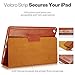 KAVAJ Leather iPad Pro 9.7 Case Cover Berlin for Apple iPad Pro 9.7 Cognac-Brown Genuine Cowhide Leather with Built-in Stand Auto Wake/Sleep Function. Slim Fit Smart Folio Covers iPad Pro 9.7 Model