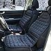 Zone Tech Car Heated Seat Cover Cushion Hot Warmer - 2-Piece Set 12V Heating Warmer Pad Hot Black Cover Perfect for Cold Weather and Winter Driving