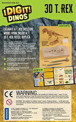 Thames & Kosmos I Dig It Dinos-3D T. Rex Excavation Kit Science Experiment