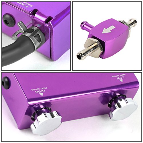 Dual Stage Turbocharger Boost Electronic Controller Kit + Rocket Switch (Purple) - Thumbnail 2
