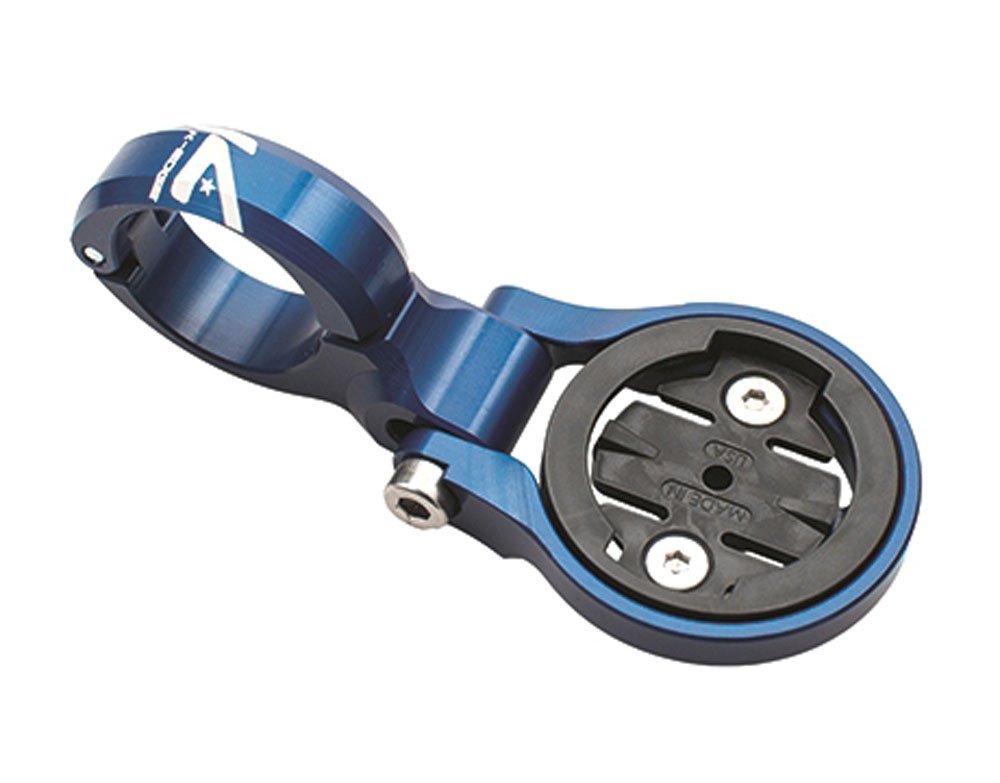 K-Edge Unisex - Adult Garmin Sport TT Mount Brackets, Blue Anodize, 22.2 mm