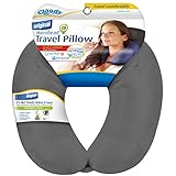 Cloudz Dual Comfort Microbead Travel Neck Pillow - Grey