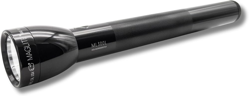 Mag-Lite ML300L 4D LED Torch Flashlight Black 1002 Lumens Long Range ECO Mode