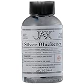 JAX Silver Blackener - Metal Finishing Solution - Antique Finish Without Heat or Electricity - 2 Ounce