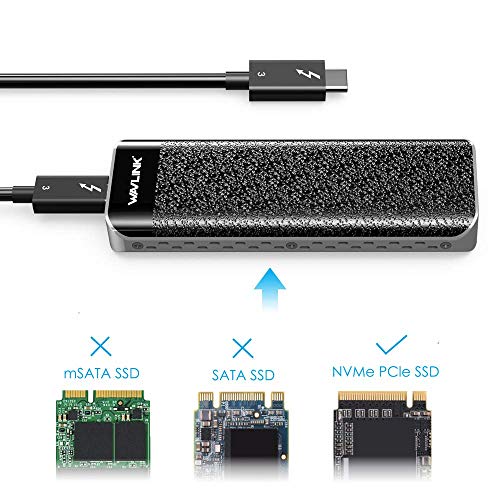 Thunderbolt SSD Enclosure, WAVLINK Thunderbolt to PCIE NVMe M