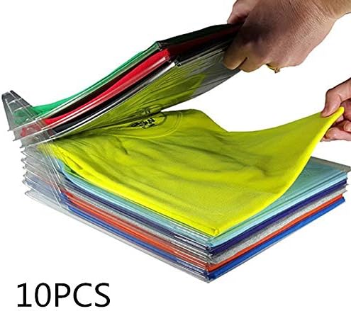 JIUHUIDIAN Closet Clothes Folder Organizer Shirt Folder Documents Dividers T-Shirt Organizing System 20pcs/Set Durable Wrinkle-Free Laundry Organizer