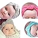 Baby Girl Cute Turban Headbands Head Wrap Knotted Hair Band for Newborn, Toddler and Childrens