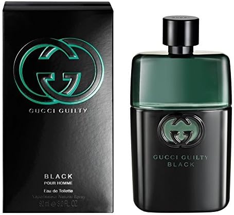 (Hipster Perfume) GUILTY BLACK Cologne for Men EDT 3.0 oz BRAND NEW IN BOX