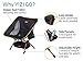 Trekology YIZI GO Portable Camping Chair with Adjustable Height - Compact Ultralight Folding Backpacking Chairs in a Carry Bag, Heavy Duty 300 lb Capacity, for Hiker, Camp, Beach, Outdoor